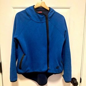 Nike tech asymmetrical cape hoodie